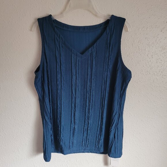 LUYAA Women's V Neck Tank Tops Casual Sleeveless Shirts Loose - Picture 1 of 8